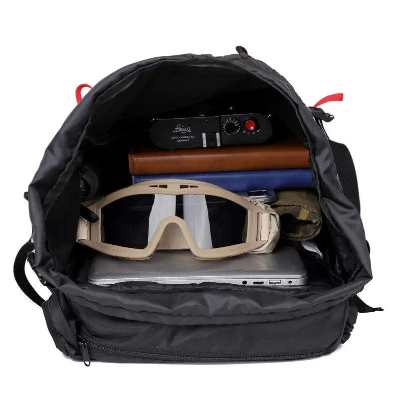 15.85 Gallon Ultralight Hiking Backpack - Durable Nylon Construction, Machine Washable, Breathable Mesh Padding Shoulder Straps, Multi-Compartment Design, Suitable for Camping,